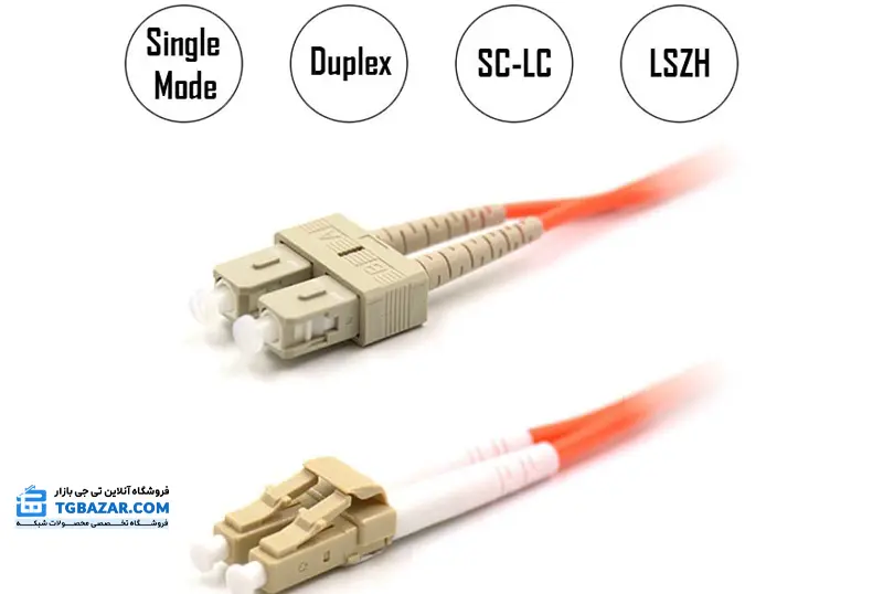 پچ کورد فیبر SC-LC مالتی مود نگزنس 2 متری