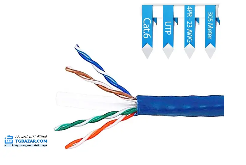 کابل شبکه Galaxy تمام مس Cat6