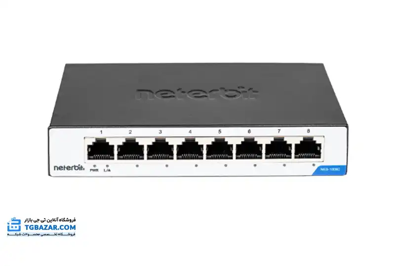 سوئیچ غیرمدیریتی 8 پورت نتربیت Neterbit مدل NES-1008C