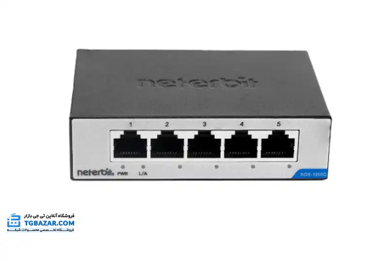 سوئیچ 5 پورت غیرمدیریتی نتربیت Neterbit مدل NGS-1005C