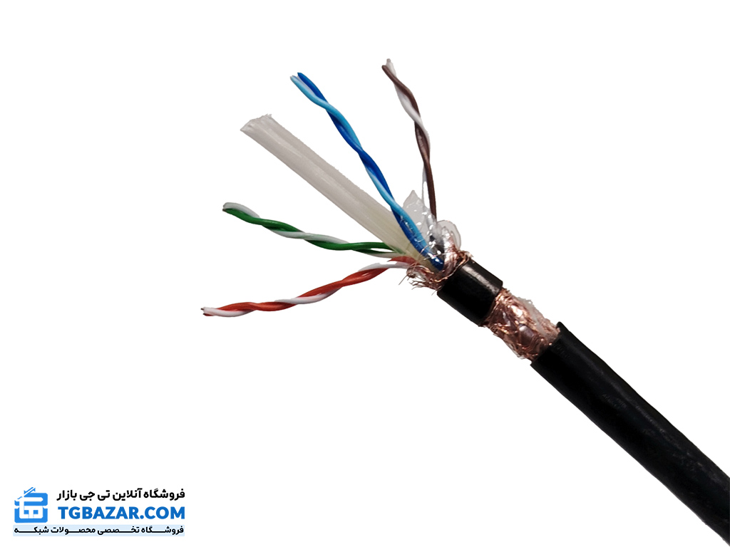 کابل شبکه Cat6 SFTP Outdoor اپترون تمام مس