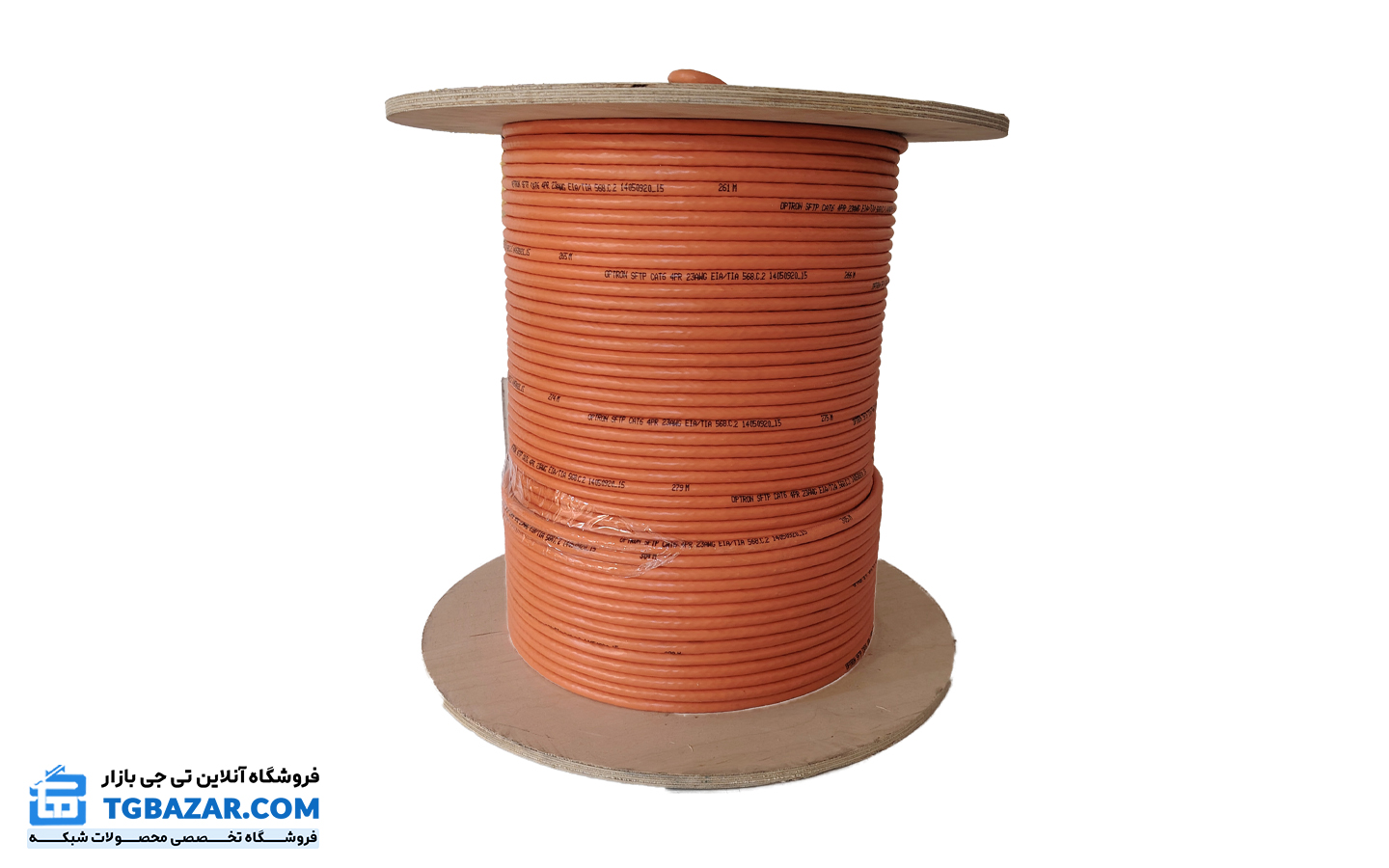 کابل شبکه SFTP CAT6 تمام مس اپترون PVC