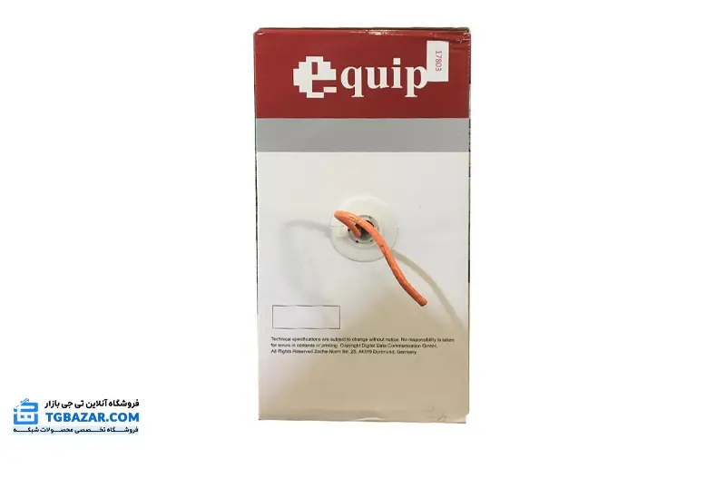 کابل شبکه تمام مس CAT6 برند EQUIP